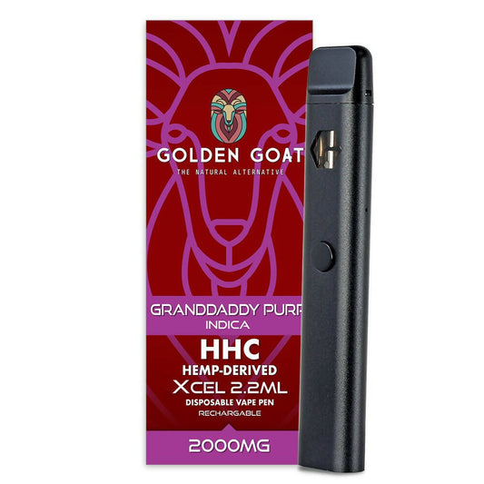 HHC Vape Device, 2000mg, Rechargeable/Disposable - Grand Daddy Purp