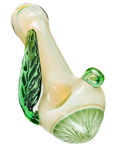 Leafy Green Mushroom Milli Spoon Pipe