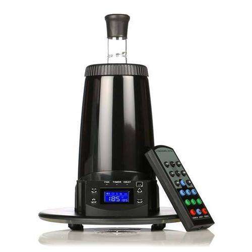 Arizer Extreme Q Vaporizer - standing with remote