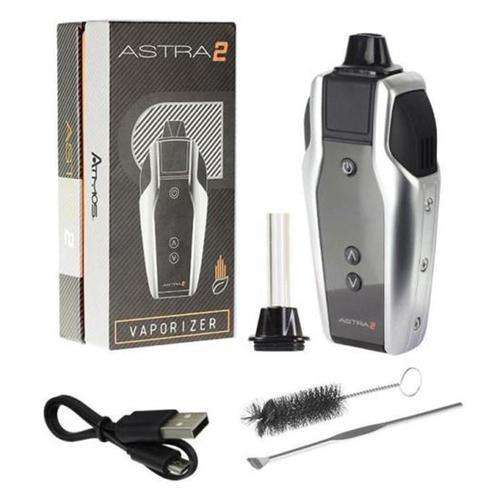 Atmos Astra 2 Portable Vaporizer - Box and Accessories