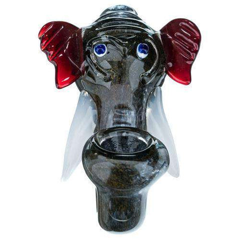 Boo Glass Elephant Head Sherlock Pipe