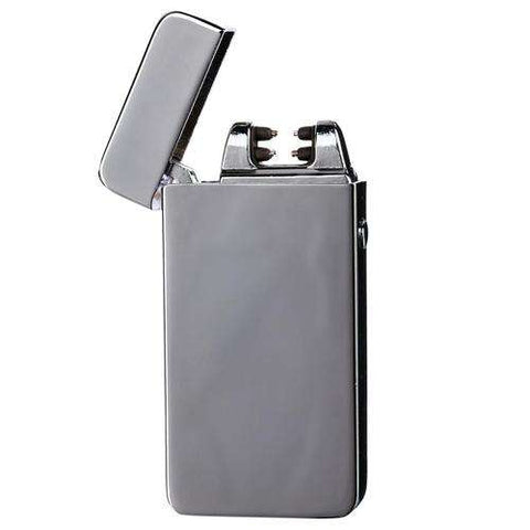 Boo Glass Plasma Lighter-Silver