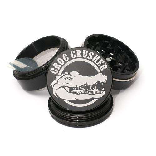 Croc Crusher 2.2" 4-Piece Grinder-Black
