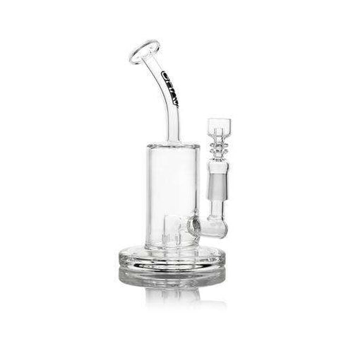 GRAV 6" Umbrella Perc Rig Bong - Clear