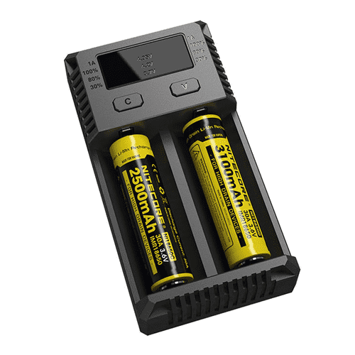 NiteCore I2 Battery Charger-Dual