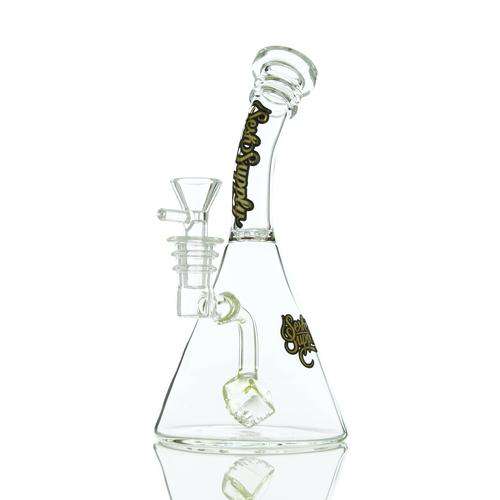 Sesh Supply "Hecate" Beaker Base with Cube Perc - Periwinkle