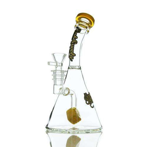 Sesh Supply "Hecate" Beaker Base with Cube Perc - Clear