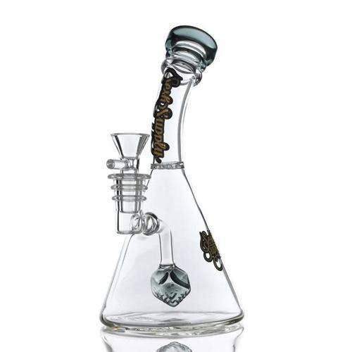 Sesh Supply "Hecate" Beaker Base with Cube Perc - Charcoal