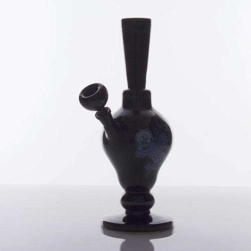 The China Glass "Cao Cao" Dynasty Vase Water Pipe - White With Blue Accents