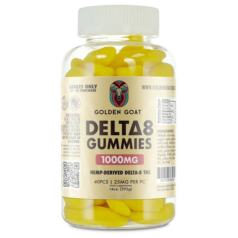 Delta 8 Gummies 1000mg - Banana