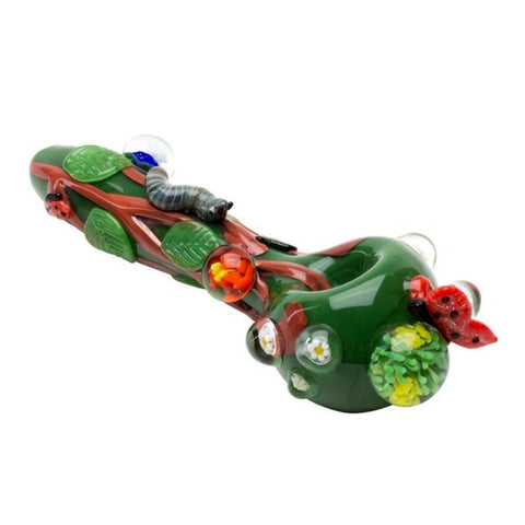 Empire Glassworks Spoon Pipe- Small Garden Critters