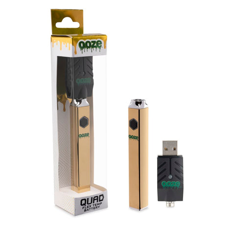 Ooze Quad 510 Thread 500 mAh Square Vape Pen Battery