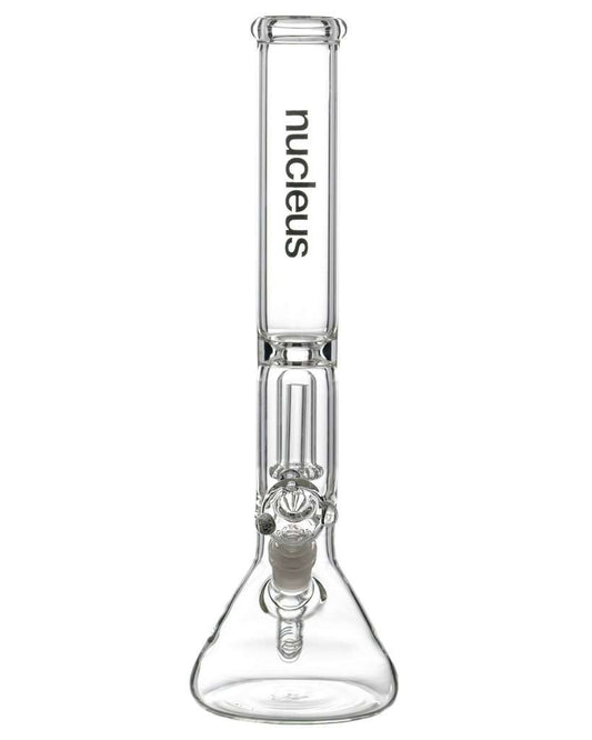 BOO BLOWOUT - Essentials 14" Clear Glass Beaker Bong with UFO Perc