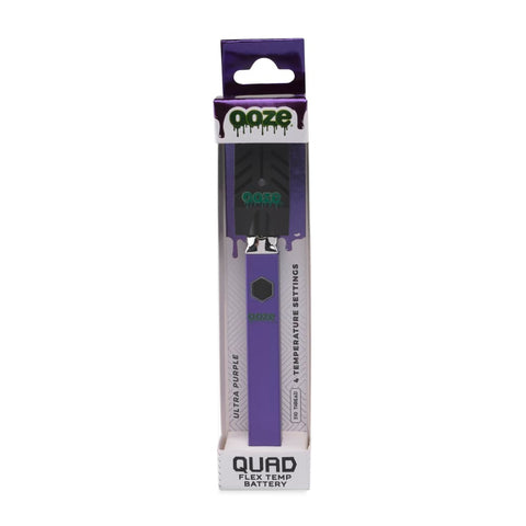 Ooze Quad 510 Thread 500 mAh Square Vape Pen Battery