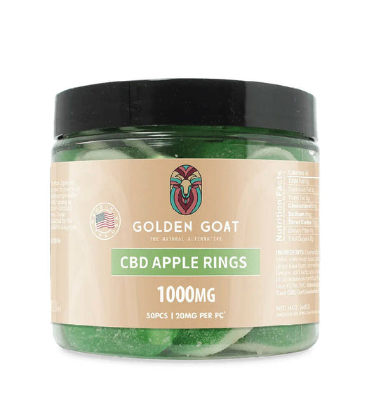 CBD Gummies 1000MG - Apple Rings