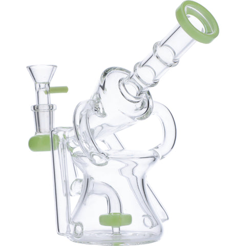 Water Pipe Funnel Perc Recycler