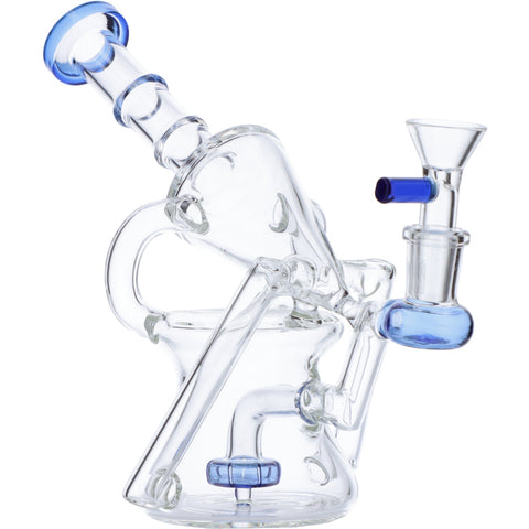 Water Pipe Funnel Perc Recycler