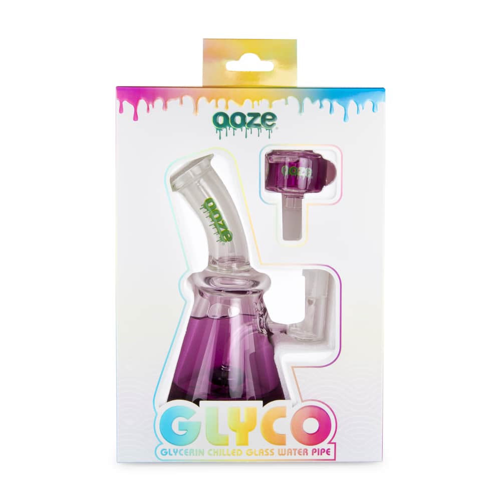 Ooze Glyco Bong Glycerin Chilled Glass Water Pipe