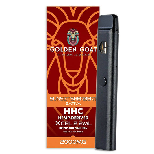 HHC Vape Device, 2000mg, Rechargeable/Disposable - Sunset Sherbert